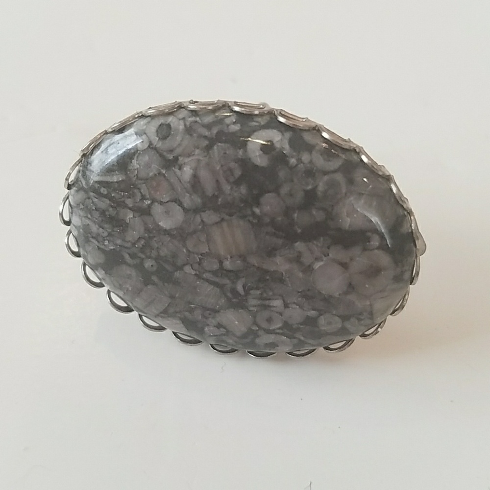 GASOLINE GLAMOUR fossil JASPER RING